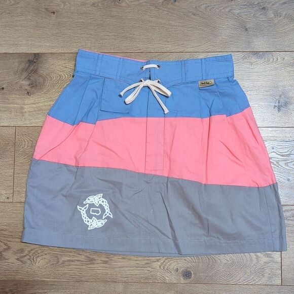 Grey Ant color block high waisted mini pocket mini skirt sz 2 - Picture 1 of 11